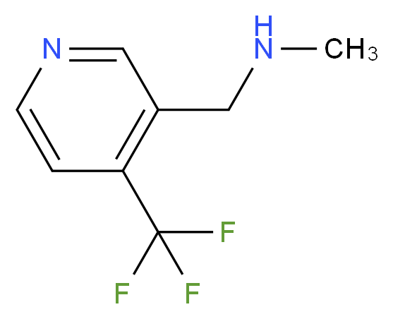 N-methyl-1-(4-(trifluoromethyl)pyridin-3-yl)methanamine_Molecular_structure_CAS_1060805-54-0)