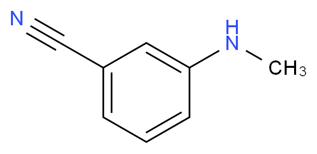3-(methylamino)benzonitrile_Molecular_structure_CAS_)
