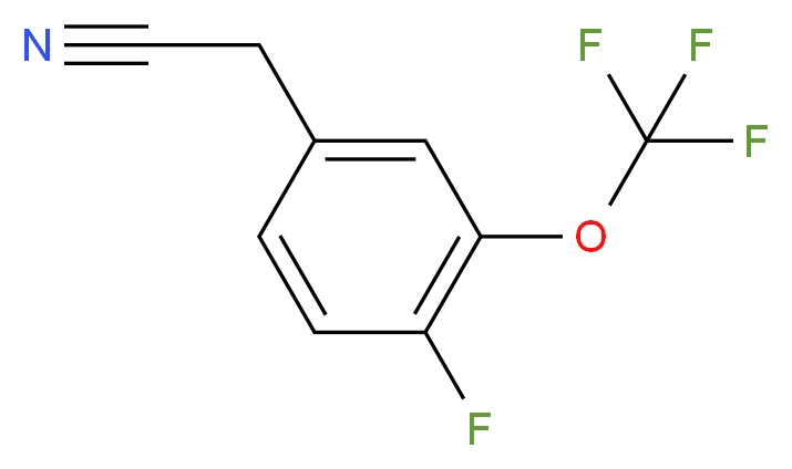4-Fluoro-3-(trifluoromethoxy)phenylacetonitrile_Molecular_structure_CAS_1020718-23-3)