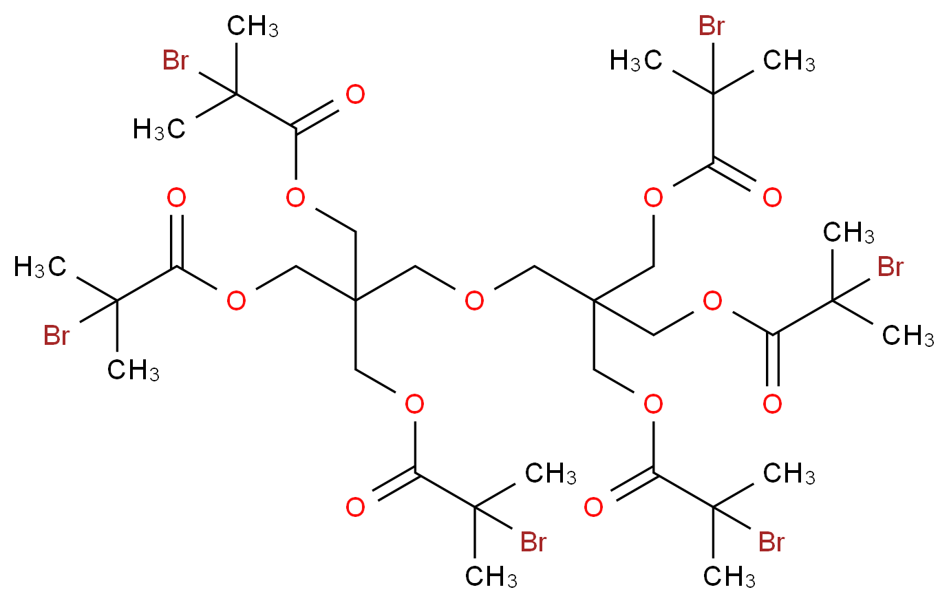 Dipentaerythritol hexakis(2-bromoisobutyrate)_Molecular_structure_CAS_840507-47-3)