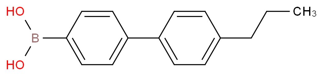 (4'-Propyl[1,1'-biphenyl]-4-yl)-boronic acid_Molecular_structure_CAS_153035-56-4)