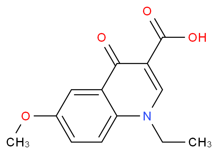 1-ethyl-6-methoxy-4-oxo-1,4-dihydroquinoline-3-carboxylic acid_Molecular_structure_CAS_)