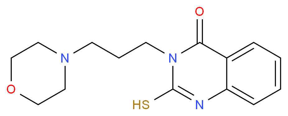 2-mercapto-3-(3-morpholin-4-ylpropyl)quinazolin-4(3H)-one_Molecular_structure_CAS_)