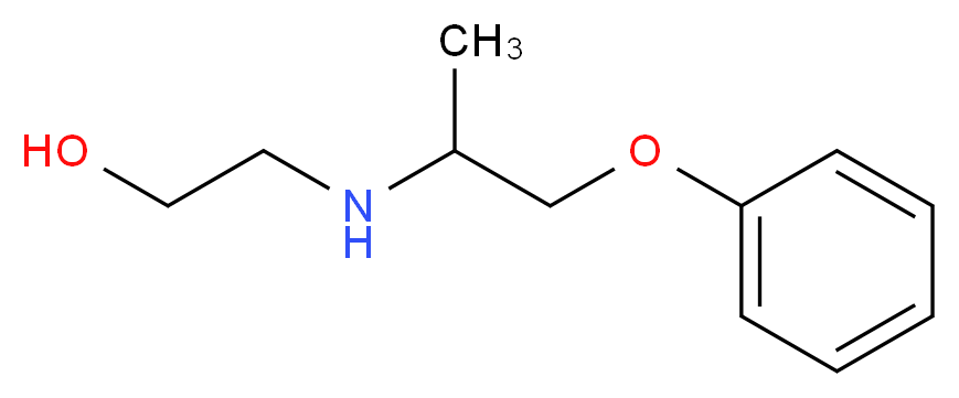 2-((1-Phenoxypropan-2-yl)amino)ethanol_Molecular_structure_CAS_103-39-9)
