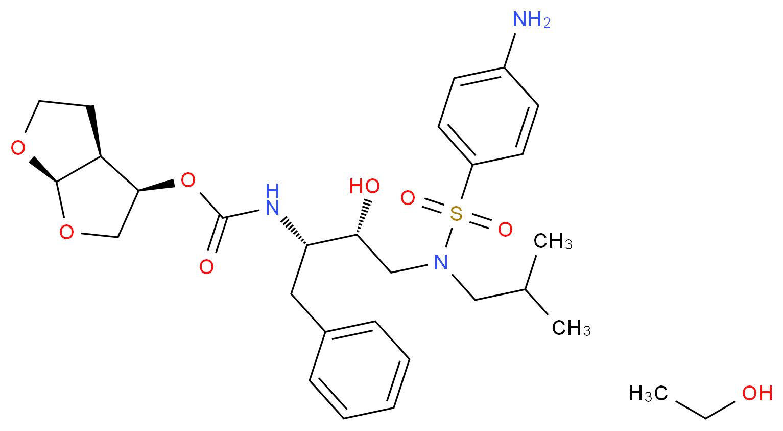 Darunavir Ethanolate (Prezista)_Molecular_structure_CAS_635728-49-3)