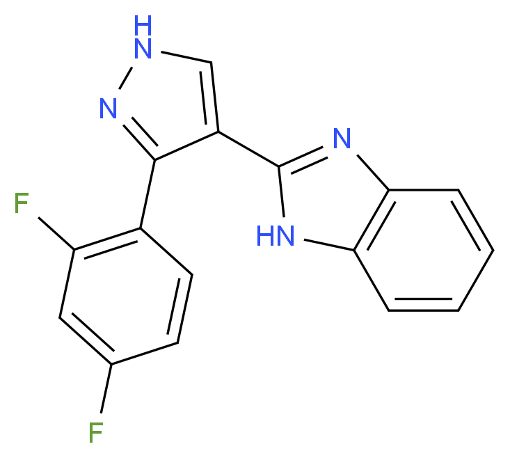 2-[3-(2,4-difluorophenyl)-1H-pyrazol-4-yl]-1H-benzimidazole_Molecular_structure_CAS_)