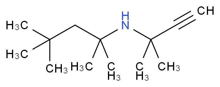 1,1-Dimethyl-N-tert-octylpropargylamine_Molecular_structure_CAS_263254-99-5)
