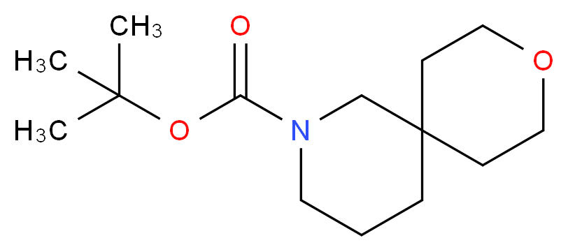 9-Oxa-2-azaspiro[5.5]undecane-9-carboxylic acid tert-butyl ester_Molecular_structure_CAS_1259489-95-6)