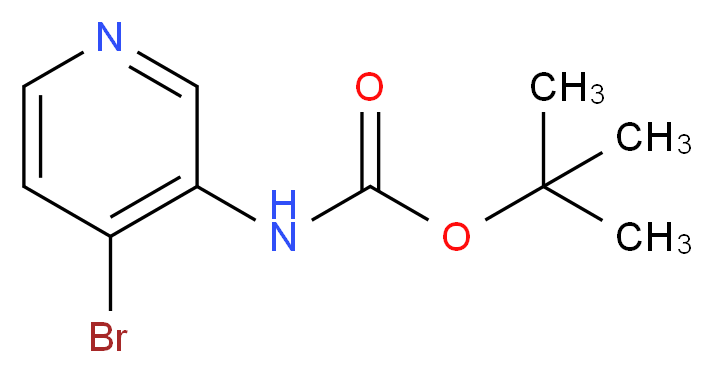 tert-Butyl (4-bromopyridin-3-yl)carbamate_Molecular_structure_CAS_885275-14-9)