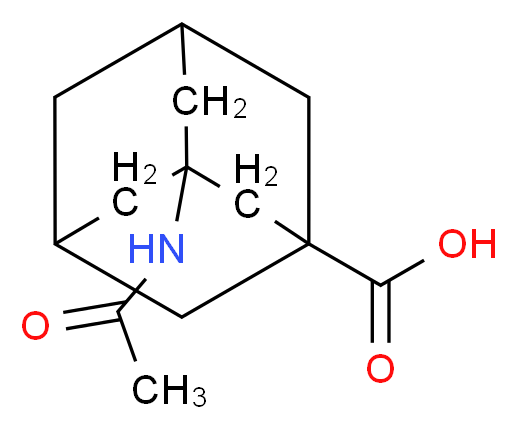 3-Acetylamino-adamantane-1-carboxylic acid_Molecular_structure_CAS_6240-00-2)