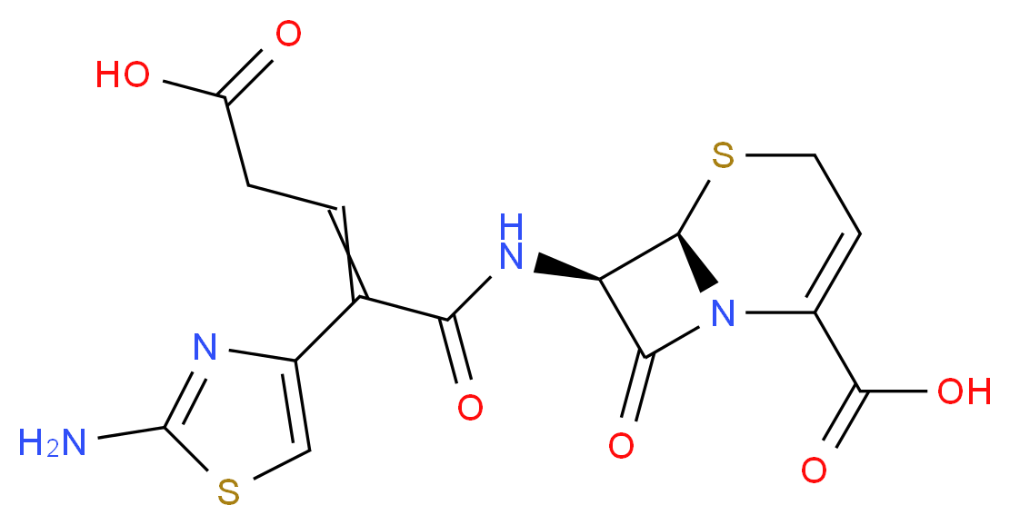 Ceftibuten hydrate_Molecular_structure_CAS_97519-39-6(anhydrous))