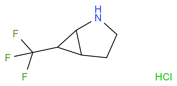 6-(trifluoromethyl)-2-azabicyclo[3.1.0]hexane hydrochloride_Molecular_structure_CAS_)