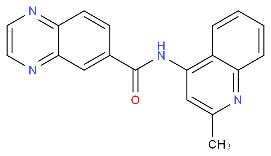 N-(2-methyl-4-quinolinyl)-6-quinoxalinecarboxamide_Molecular_structure_CAS_)