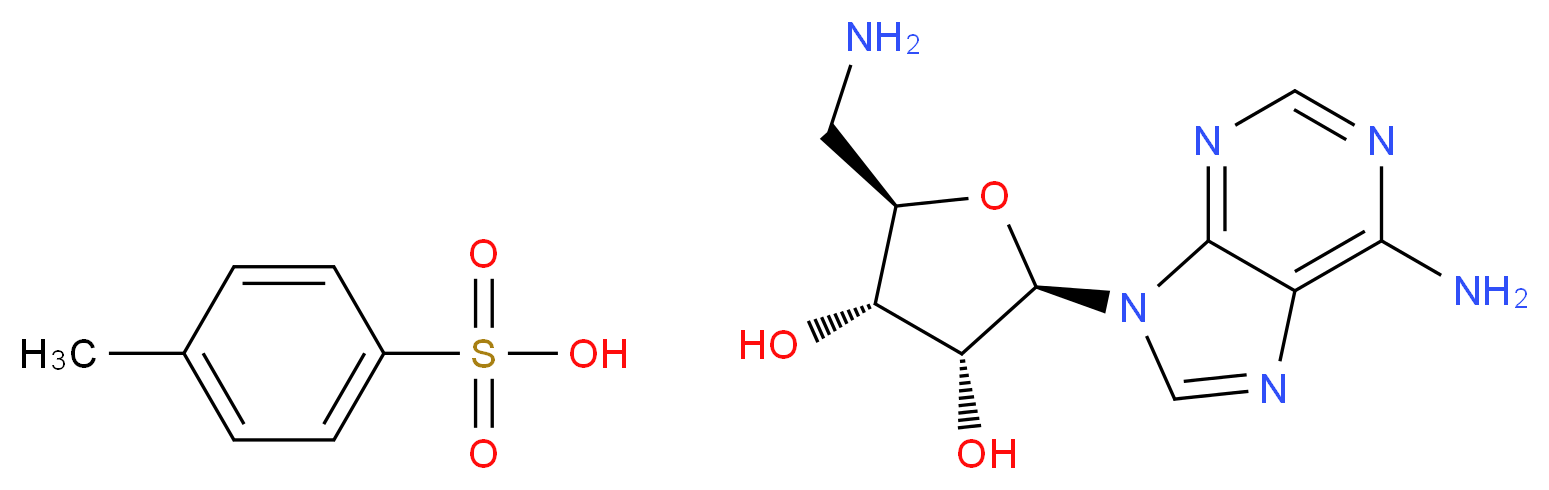 5′-Amino-5′-deoxyadenosine p-toluenesulfonate salt_Molecular_structure_CAS_81090-75-7)
