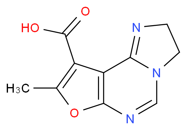 8-Methyl-2,3-dihydrofuro[3,2-e]imidazo-[1,2-c]pyrimidine-9-carboxylic acid_Molecular_structure_CAS_)