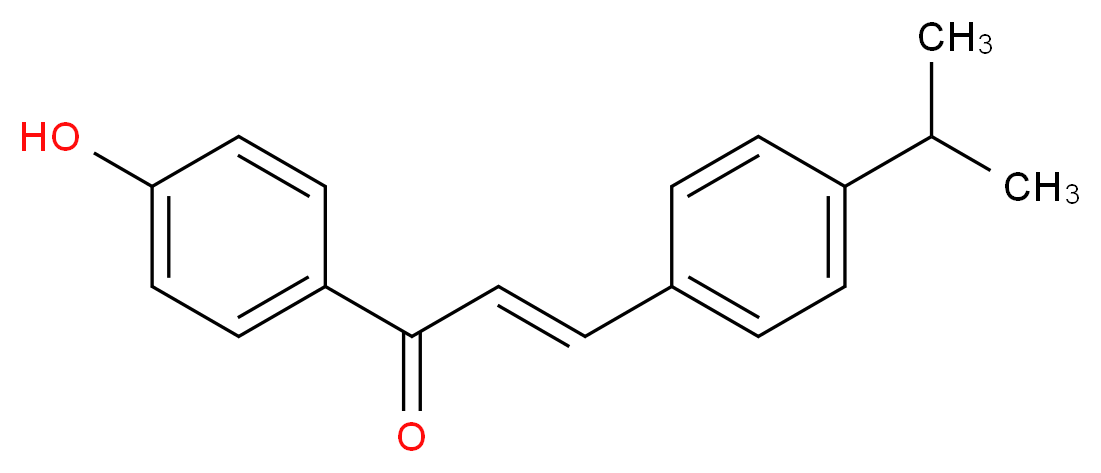 1-(4-Hydroxyphenyl)-3-(4-isopropylphenyl)-2-propen-1-one_Molecular_structure_CAS_)