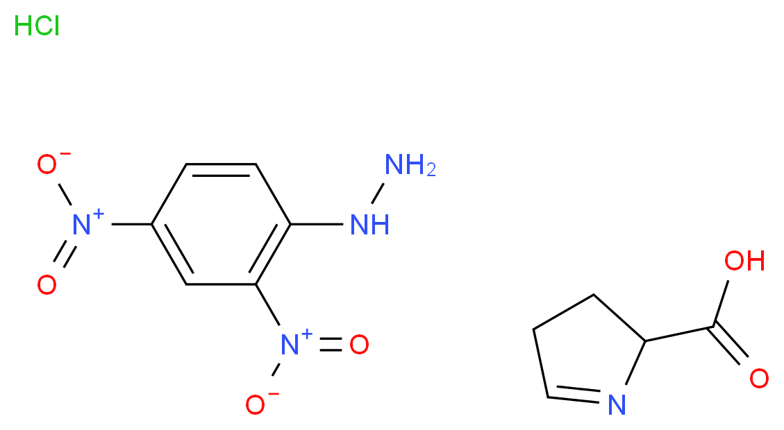 DL-Δ1-Pyrroline-5-carboxylic acid 2,4-dinitrophenylhydrazine hydrochloride double salt_Molecular_structure_CAS_108321-37-5)