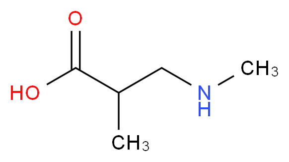 2-methyl-3-(methylamino)propanoic acid_Molecular_structure_CAS_56970-74-2)