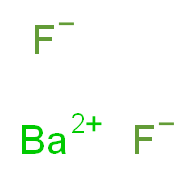 Barium fluoride, Puratronic&reg;_Molecular_structure_CAS_7787-32-8)