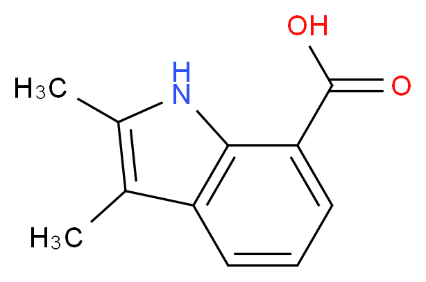 2,3-Dimethyl-1H-indole-7-carboxylic acid_Molecular_structure_CAS_)