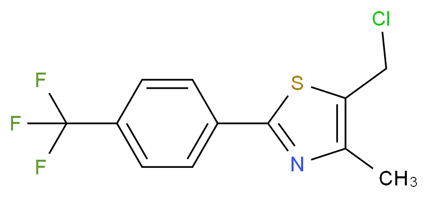 5-(Chloromethyl)-4-methyl-2-[4-(trifluoromethyl)-phenyl]-1,3-thiazole_Molecular_structure_CAS_317318-97-1)