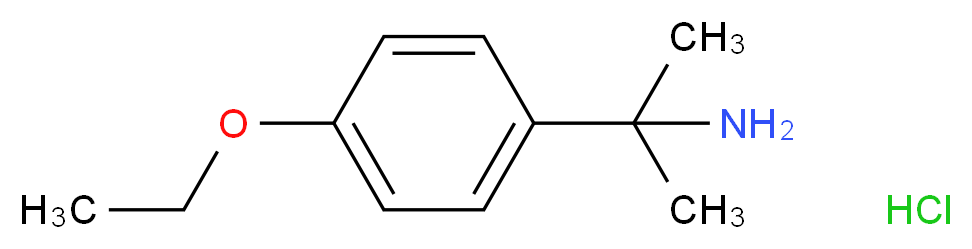 2-(4-Ethoxyphenyl)propan-2-amine hydrochloride_Molecular_structure_CAS_)