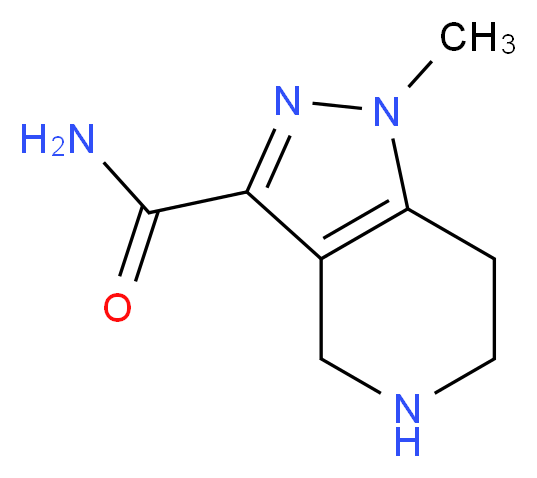 1-methyl-4,5,6,7-tetrahydro-1H-pyrazolo[4,3-c]pyridine-3-carboxamide_Molecular_structure_CAS_)
