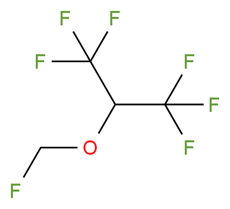1,1,1,3,3,3-Hexafluoro-2-(fluoromethoxy)propane_Molecular_structure_CAS_)