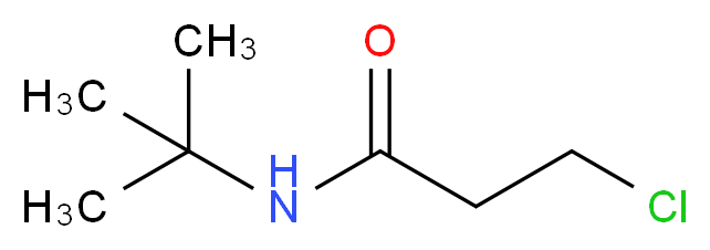 N-(tert-Butyl)-3-chloropropanamide_Molecular_structure_CAS_100859-81-2)