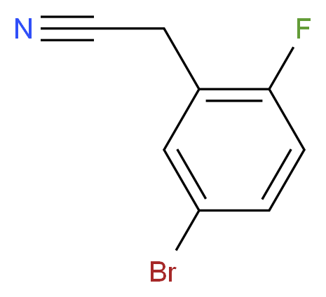 (5-bromo-2-fluorophenyl)acetonitrile_Molecular_structure_CAS_)