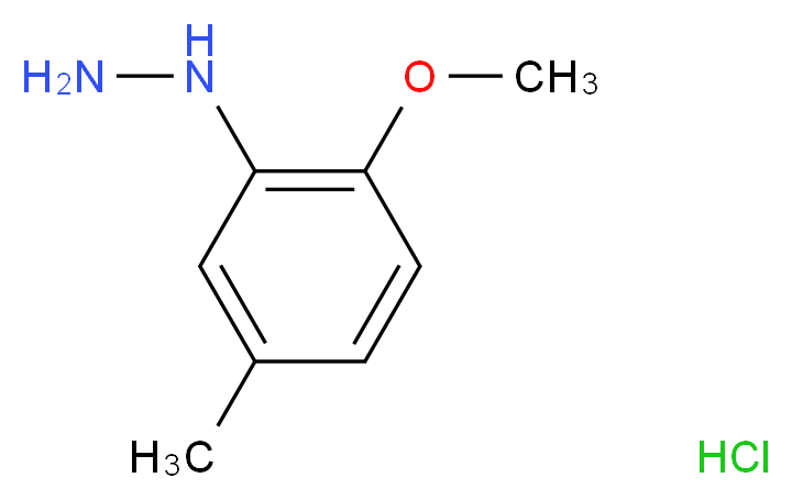 (2-methoxy-5-methylphenyl)hydrazine hydrochloride_Molecular_structure_CAS_)