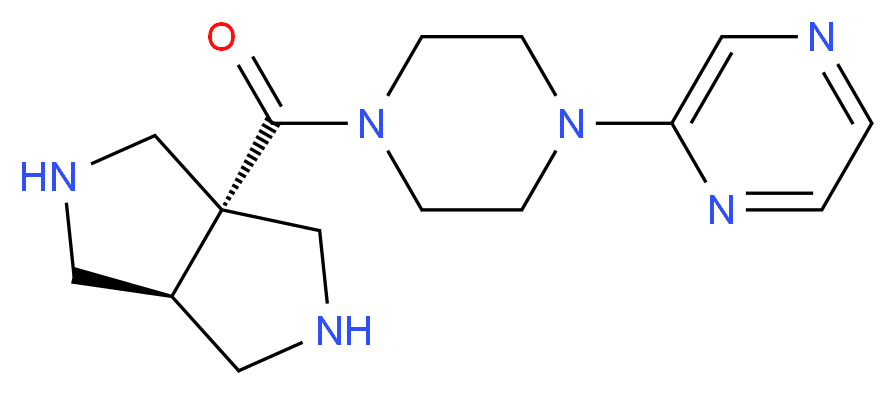 cis-3a-[(4-pyrazin-2-ylpiperazin-1-yl)carbonyl]octahydropyrrolo[3,4-c]pyrrole_Molecular_structure_CAS_)