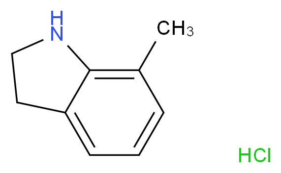 7-methyl-2,3-dihydro-1H-indole hydrochloride_Molecular_structure_CAS_)