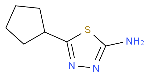 5-cyclopentyl-1,3,4-thiadiazol-2-amine_Molecular_structure_CAS_57235-54-8)