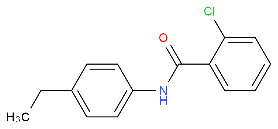2-Chloro-N-(4-ethylphenyl)benzamide_Molecular_structure_CAS_196804-12-3)