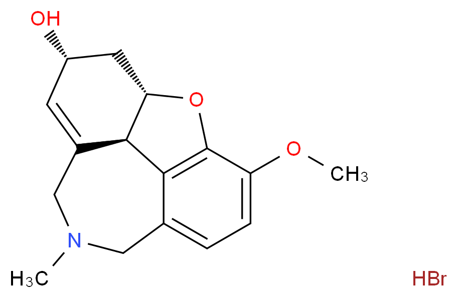 Galanthamine hydrobromide from Lycoris sp._Molecular_structure_CAS_1953-04-4)