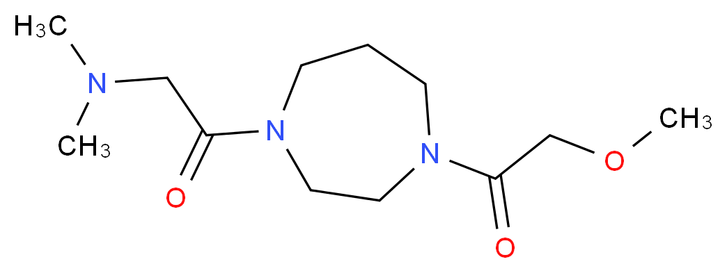 2-[4-(methoxyacetyl)-1,4-diazepan-1-yl]-N,N-dimethyl-2-oxoethanamine_Molecular_structure_CAS_)