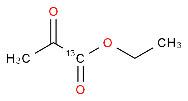 Pyruvic Acid-13C Ethyl Ester_Molecular_structure_CAS_905440-74-6)