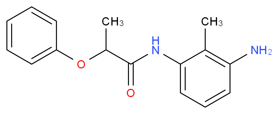N-(3-Amino-2-methylphenyl)-2-phenoxypropanamide_Molecular_structure_CAS_)