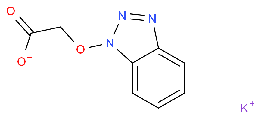 potassium (1H-1,2,3-benzotriazol-1-yloxy)acetate_Molecular_structure_CAS_)