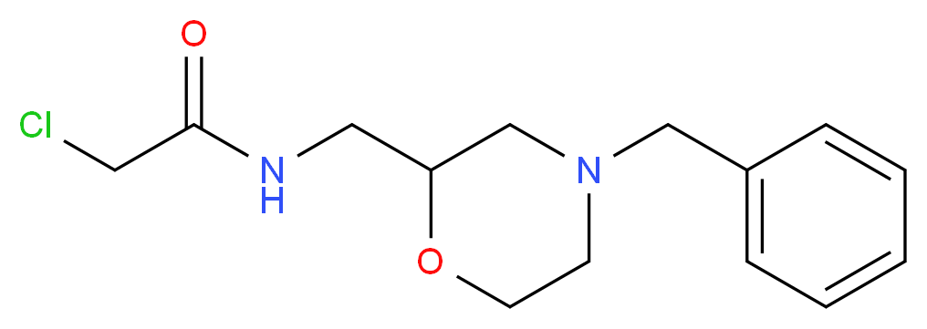 N-[(4-benzylmorpholin-2-yl)methyl]-2-chloroacetamide_Molecular_structure_CAS_)