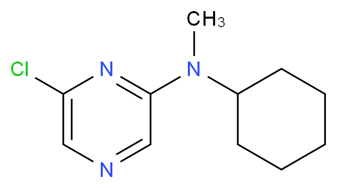 6-Chloro-N-cyclohexyl-N-methyl-2-pyrazinamine_Molecular_structure_CAS_)