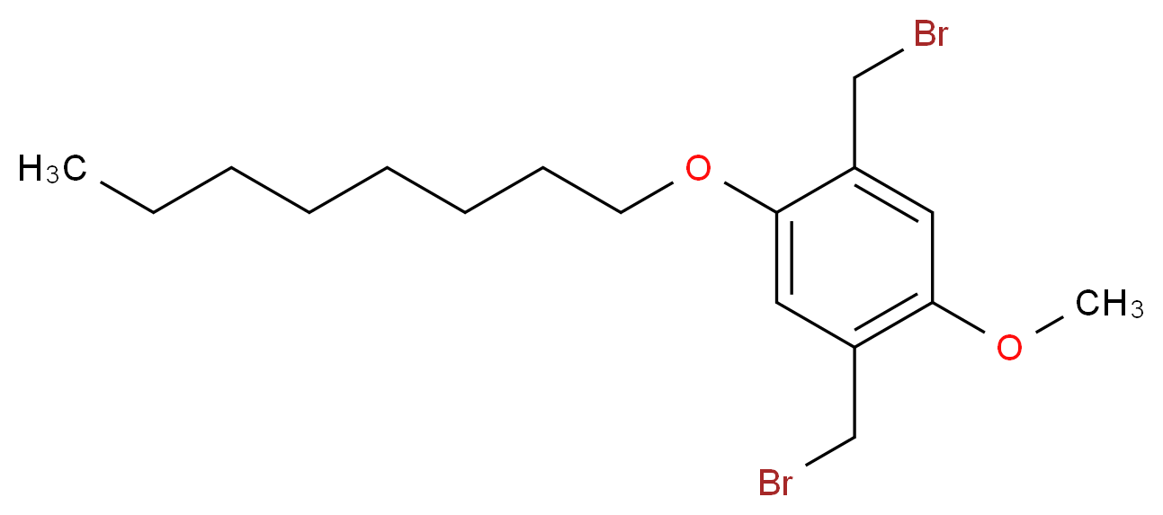 2,5-Bis(bromomethyl)-1-methoxy-4-octyloxybenzene_Molecular_structure_CAS_151835-56-2)