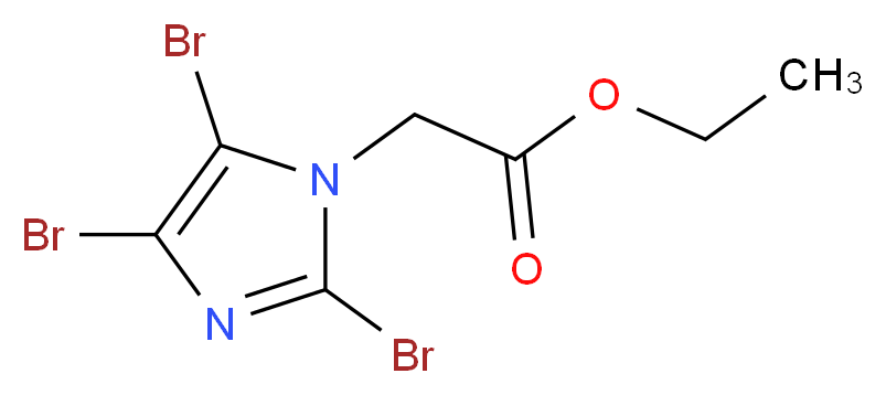 ethyl 2-(2,4,5-tribromo-1H-imidazol-1-yl)acetate_Molecular_structure_CAS_112995-48-9)