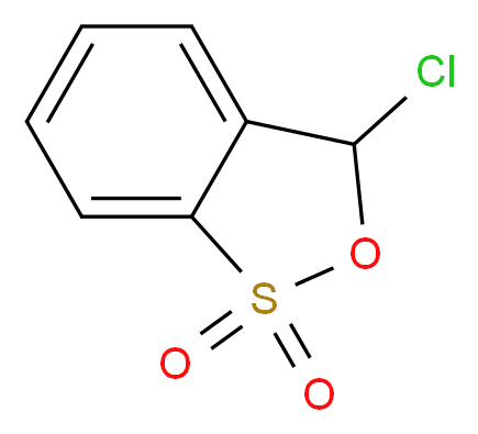 α-Chloro-α-hydroxy-o-toluenesulfonic acid γ-sultone_Molecular_structure_CAS_25595-59-9)