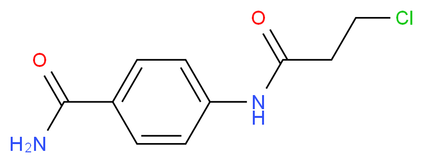4-[(3-chloropropanoyl)amino]benzamide_Molecular_structure_CAS_573994-42-0)