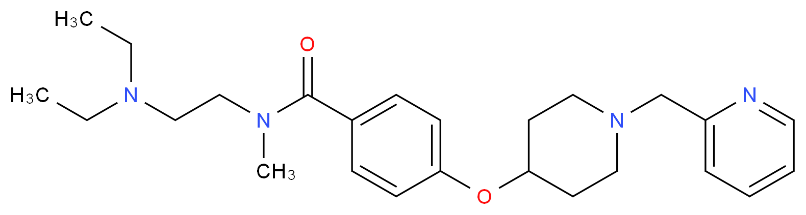 N-[2-(diethylamino)ethyl]-N-methyl-4-{[1-(2-pyridinylmethyl)-4-piperidinyl]oxy}benzamide_Molecular_structure_CAS_)