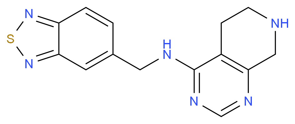 N-(2,1,3-benzothiadiazol-5-ylmethyl)-5,6,7,8-tetrahydropyrido[3,4-d]pyrimidin-4-amine_Molecular_structure_CAS_)