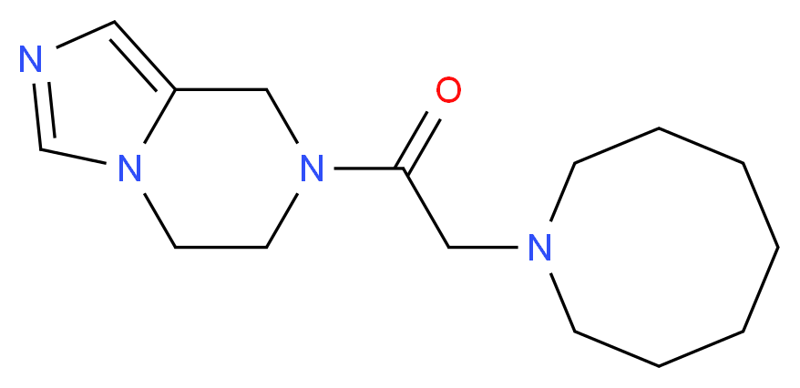 7-(azocan-1-ylacetyl)-5,6,7,8-tetrahydroimidazo[1,5-a]pyrazine_Molecular_structure_CAS_)