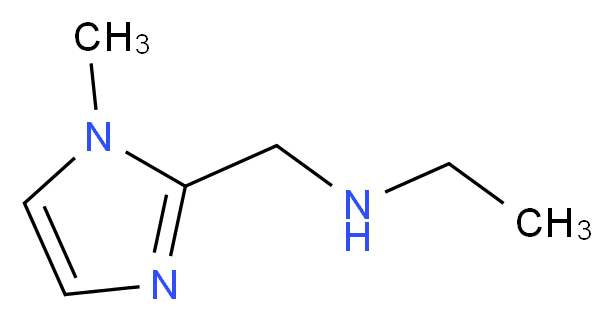 N-((1-methyl-1H-imidazol-2-yl)methyl)ethanamine_Molecular_structure_CAS_642075-18-1)